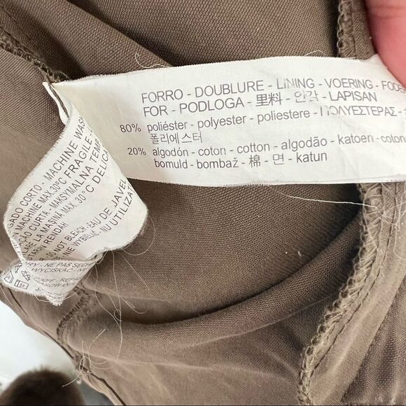 Zara basic Olive green utility jacket coat M - Picture 7 of 7